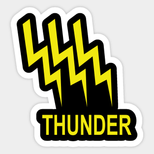 Thunder T-Shirt Sticker